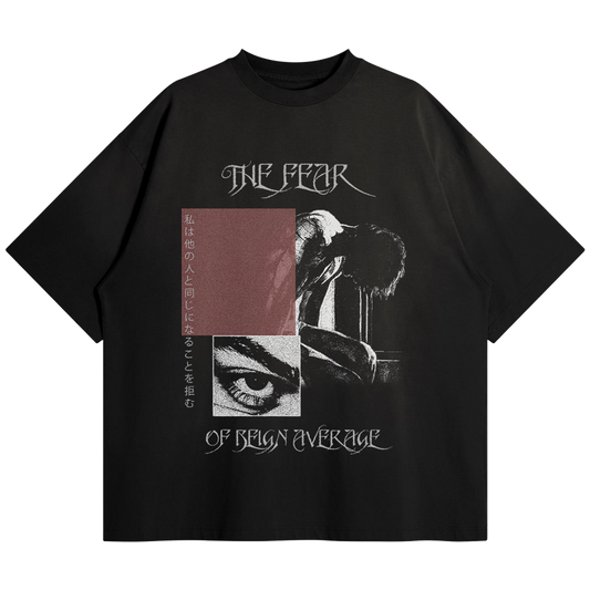 boxy t-shirt(fear)
